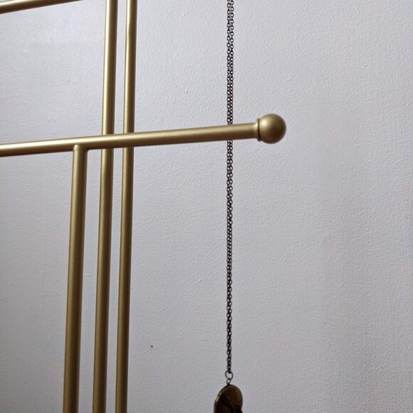 Handmade Gold Locket Necklace with Spoon - Picture 3 of 3